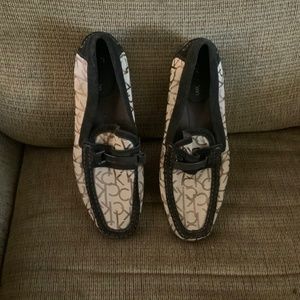 Calvin Klein Mens Khaki Derek CK Logo Jacquard Loa